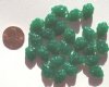 25 14mm Milky Dark Green Grape Beads